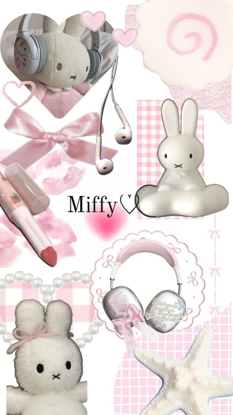 Soft aesthetic coquette ribbon y2k miffy vibes wallpaper Miffy Wallpaper, Coquette Ribbon, Vibes Wallpaper, Aesthetic Coquette, Soft Aesthetic, Iphone Wallpaper Photos, Ghost Faces, Laptop Wallpaper, Cute Bunny