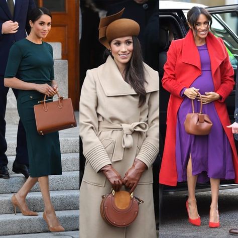 Meghan Markle's Best Bags Are Back in Stock — Shop 'Em While You Can! Megan Markle Handbags, Meghan Markle Bags, Pool Images, Gucci Sylvie, Mini Chain Bag, Gucci Clutch, Meghan Markle Style, King's Lynn, Leather Tote Bags