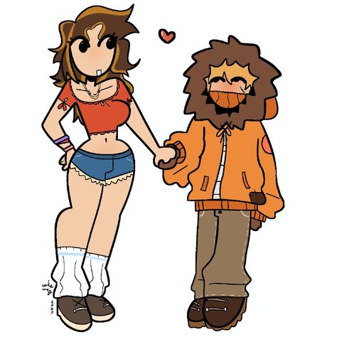 Kenny And His Gf, Short Bf X Tall Gf, Short Gf Tall Bf Drawing, Tall And Short Drawing, South Park X Y/n, Kenny And Tammy, Tall X Short, Short Gf Tall Bf, Short Bf Tall Gf