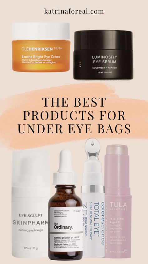 They say that our eyes give up our age, from crows feet, and dark circles to undereye bags. Well here are a couple of tried and true under-eye products that will help you keep your age and those late nights a secret. From brightening and depuffing eye cream to eye serums, I have tried all of these products and can say with confidence that they all have worked for me. Click here to get these products and follow along for more beauty tips and amazing product recommendations. Eye Bag Cream, Undereye Bags, Amazon Skincare, Eye Products, Eye Creme, Best Eye Cream, Remove Dark Circles, Best Serum, Dark Circles Under Eyes