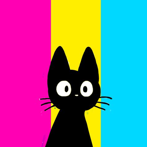 Pansexual Pfp, Merlin Fandom, Cats Art Drawing, Pansexual Flag, Emo Pfp, Trans Flag, Cat Pfp, Lgbtq Funny, Neon Evangelion