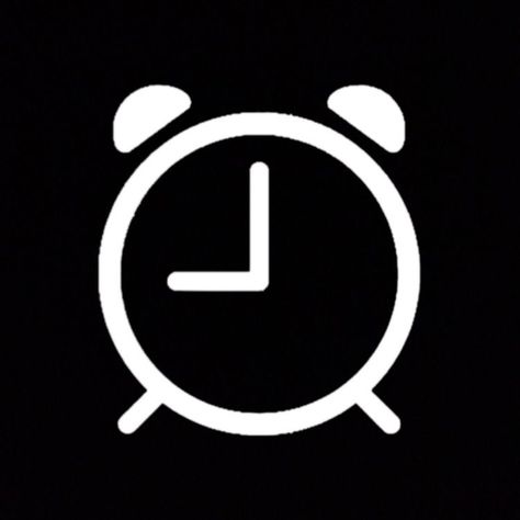 Clock Iphone Icon, Icon App Design, Clock App Icon, Editing Logo, Photo Screen, Black Clock, White Clock, Zestaw Ikon, Application Iphone