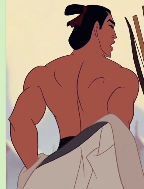 Disney Dudes, Li Shang, Disney Movie Art, Animated Man, Mulan Disney, Disney Princes, Disney Boys, Old Disney, Disney Men