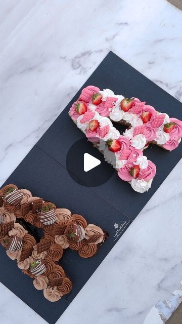 Letter Cake Tutorial, Monogram Cake Birthday Letters, Alphabet Cake Birthday Letters, Monogram Cakes Birthday, Monogram Cakes, Simple Birthday Cakes, Baking Mistakes, Cakes Cute, A Letters