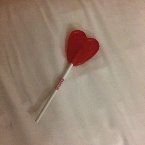 Lollipop, A Heart, Red Heart, We Heart It, Lost, Red, White