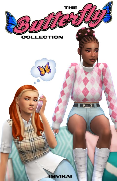 The Sims 4 Pack, Super Cute Outfits, Clothes Cc, Sims Packs, Pelo Sims, The Sims 4 Packs, Sims 4 Mm Cc, Sims 4 Cc Folder, Play Sims