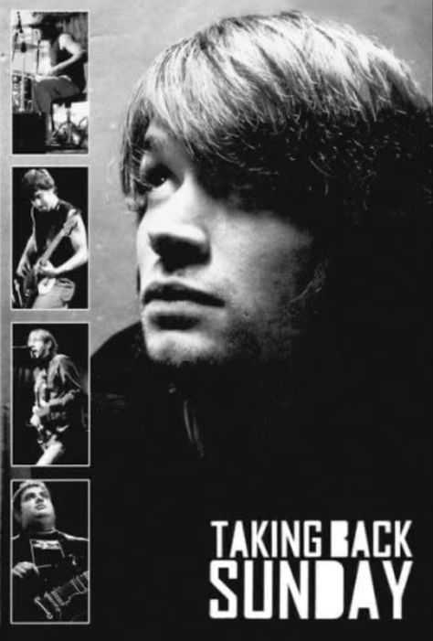 TBS poster White Music Poster, Adam Lazzara, Black And White Music, Taking Back Sunday, Pop Punk Bands, Music Concert Posters, Noise Pollution, Poster Poster, Band Posters