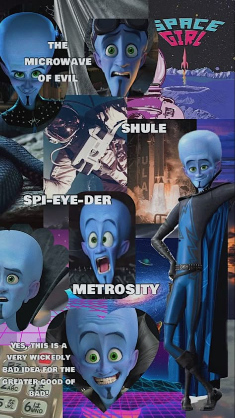 best friends matching wallpaper 😎😎 #megamind #dreamworks #minion #collage #moodboard #wallpaper #aesthetic #ios14 #homescreen #lockscreen #cartoon #iphone #ipad #background #roxannerichie #bestfriendswallpapers #vibes #ios14homescreen Mega Mind Wallpaper, Megamind Background, Megamind Wallpaper Aesthetic, Megamind X Metroman Fanart, Minion Megamind, Best Friends Matching Wallpaper, Megamind No B, Megamind Edits, Megamind Aesthetic