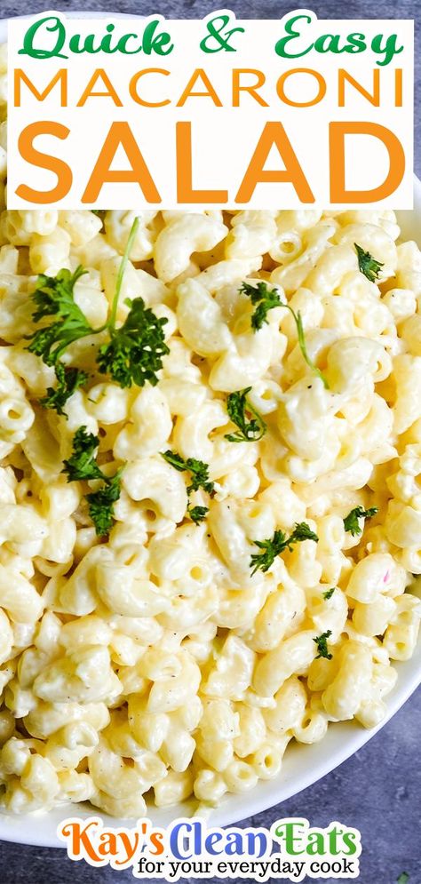 Elbow Macaroni Recipes, Summer Macaroni Salad, Homemade Macaroni Salad, Macaroni Pasta Salad, Summer Pasta Salad Recipes, Easy Macaroni Salad, Best Macaroni Salad, Easy Macaroni, Noodle Salad Recipes