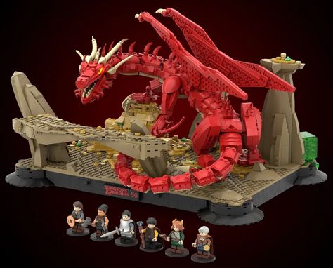 Lego Dungeons And Dragons, Druid Rogue, Lego Dnd Dungeons And Dragons, Lego Art Project, Lego Dragon Moc, Lego Chinese Dragon, Lego Ninjago Dragon Set, Lego Monster, Lego Monster Hunter