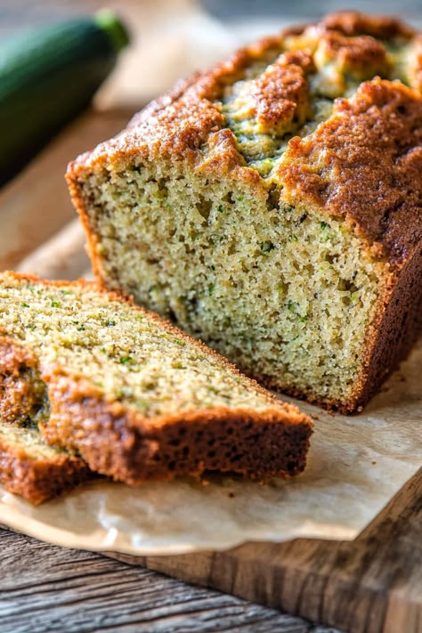 Make the most moist and easy zucchini bread with this simple recipe. Loaded with flavor and perfect for breakfast or a snack! Best Easy Zucchini Bread Recipe, Zucchini Bread Sweet, Healthy Moist Zucchini Bread, Easy Banana Zucchini Bread, Award Winning Zucchini Bread, Large Batch Zucchini Bread, Cinnamon Zucchini Bread Recipes, Simple Zucchini Bread, How To Make Zucchini Bread