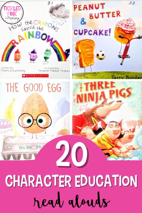 20 of the most Engaging Read-Aloud Books that are Perfect for Teaching Character Education Lessons. Teach Responsibility, Proactivity, Manners, and Confidence with these Engaging Read-Aloud Books! Social Emotional Learning Games, Characters Reading, Preschool Curriculum Free, Animal Characteristics, What Is Character, Character Education Activities, 1st Grade Books, Boys Books, Character Education Lessons