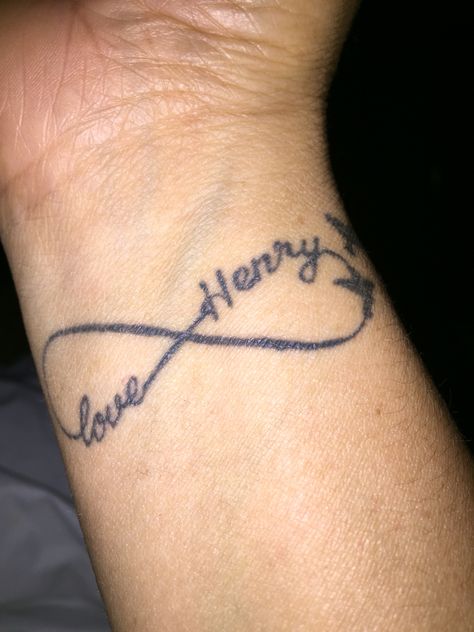 Very cute!!💞 Henry Tattoo Name, Henry Tattoo, Love Henry, Tattoo Name, Name Tattoos, Infinity Tattoo, Tattoos, Quick Saves