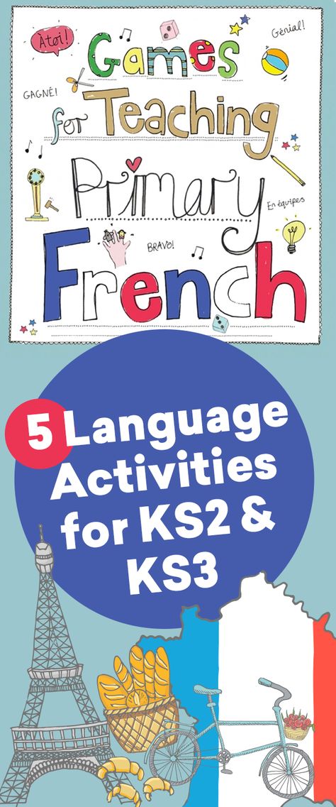 Games for Teaching Primary French – 5 Language Activities for KS2 and KS3 French Games Classroom Activities, French Games For Kids, French Learning Games, Tutoring Resources, A Activities, French Speaking Activities, French Articles, French Ideas, French Speaking