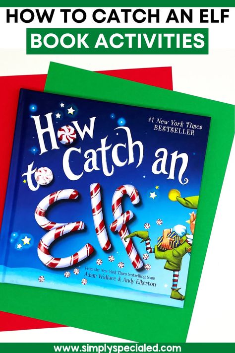 How to Catch an Elf is the perfect holiday read aloud this December! Today, I am sharing How to Catch and Elf book activities for special education that I am sure your special ed students will love. Students get to work on comprehension with comprehension worksheets leveled to meet your student's needs. They also get to work on vocabulary, a story map, and sequencing with these fun holiday book activities. Enjoy this book companion for special education today! Handprint Elf, Christmas Read Aloud, Retelling Activities, Elf Writing, Special Education Lesson Plans, Reading Buddies, Reading Comprehension Lessons, Special Education Activities, Christmas Reading