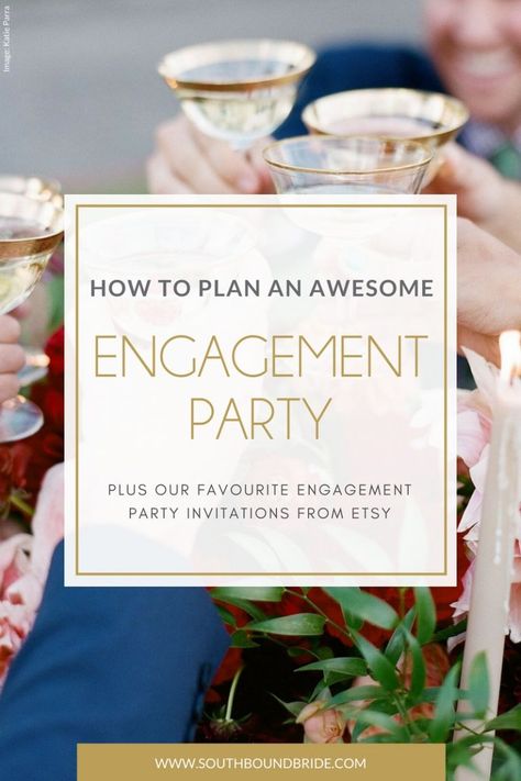 How to Plan an Engagement Party Wedding Celebration Party Ideas At Home, Country Club Engagement Party, Wine Themed Engagement Party, Engagement Party Planning Checklist, Planning An Engagement Party, Mario Wedding, Engagement Theme, Engagement Brunch, Future Mr And Mrs