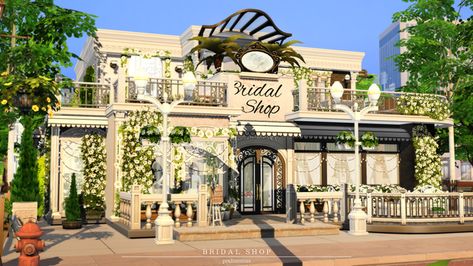 Sims 4 Wedding Dress, Sims 4 Content, Paris Buildings, Lotes The Sims 4, Dark Fairycore, Play Sims 4, Play Sims, Sims 4 House Design, Casas The Sims 4