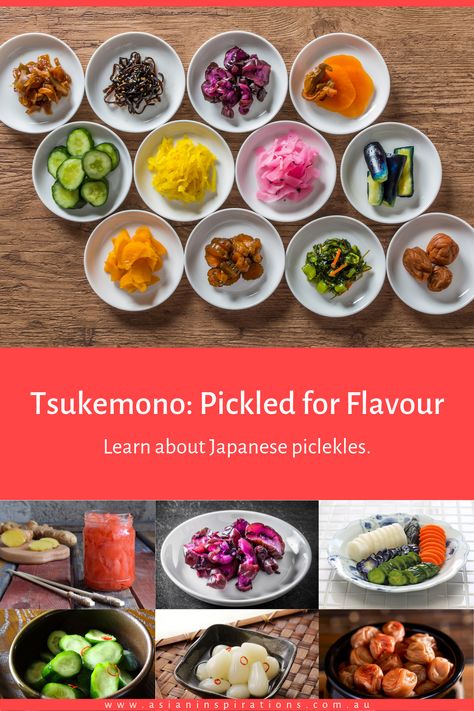 Japanese Side Dish, Japanese Pickles, Japanese Dinner, Easy Japanese Recipes, Balance And Harmony, Pickled Veggies, Japanese Cooking, Japanese Dishes, Pickling Recipes