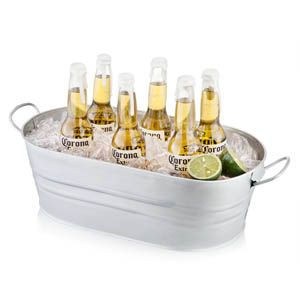 Fake Beer Drinks - DisplayFakeFoods.com Beer Ice Bucket Ideas, Chill Birthday Party, Beer Ice Bucket, Red Wine Cheese, Fake Coffee, Party Ice Bucket, Mexican Catering, Soda Cocktails, Fake Food Display