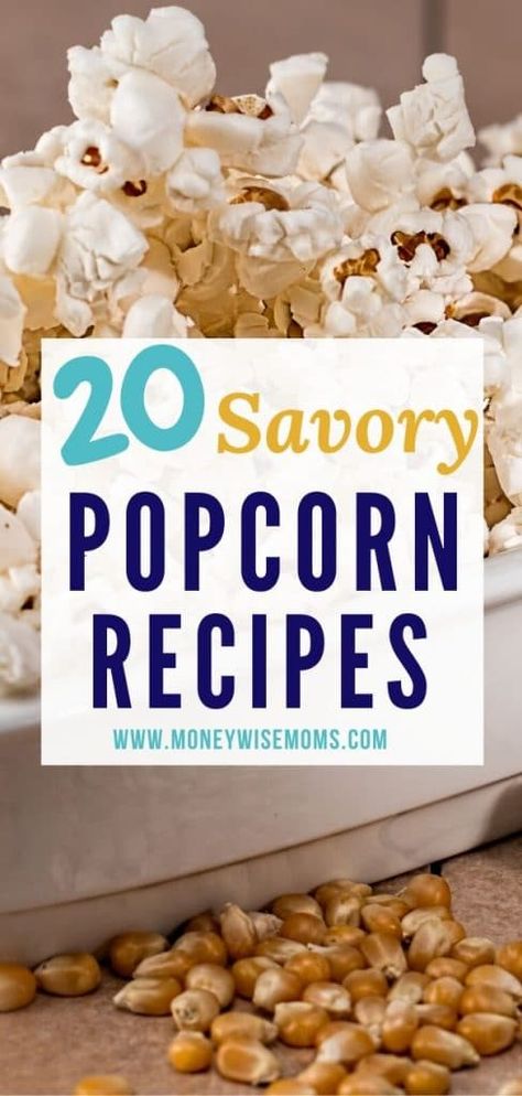 Savory Popcorn Recipes, Homemade Popcorn Seasoning Recipes, Frugal Snacks, Homemade Popcorn Seasoning, Popcorn Recipes Savory, Popcorn Seasoning Recipes, Afterschool Snacks, Popcorn Ideas, Flavored Popcorn Recipes