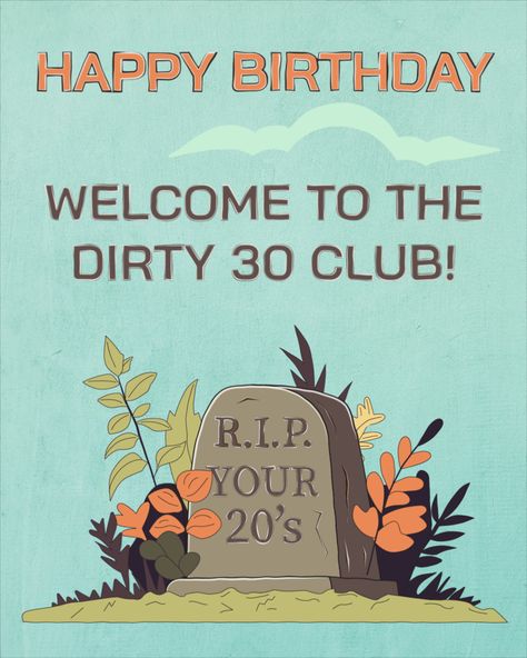 Celebrate a significant milestone and extend warm congratulations with the Welcome to the 30th Anniversary Club Postcard. This commemorative postcard is the perfect way to honor individuals or organizations reaching their 30th anniversary and to welcome them into this exclusive club. #birthday #birthdayreels #birthdaygif #birthdaycard #birthdayanimation #animated #freeanimation #reels #happybirthday Club Birthday, Exclusive Club, Birthday Club, In Gif, Dirty 30, Amazing Gifs, Happy 30th Birthday, Birthday Gif, Animated Images