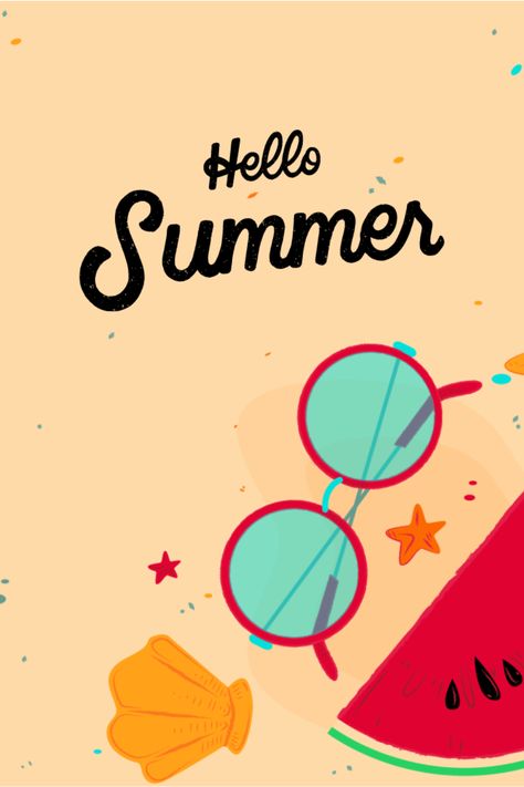 Hello Summer Wallpapers, America Flag Wallpaper, Holiday Homework, Summer Iphone, School Kids Crafts, Slide Background, Summer Slide, Cute Summer Wallpapers, Summer Backgrounds