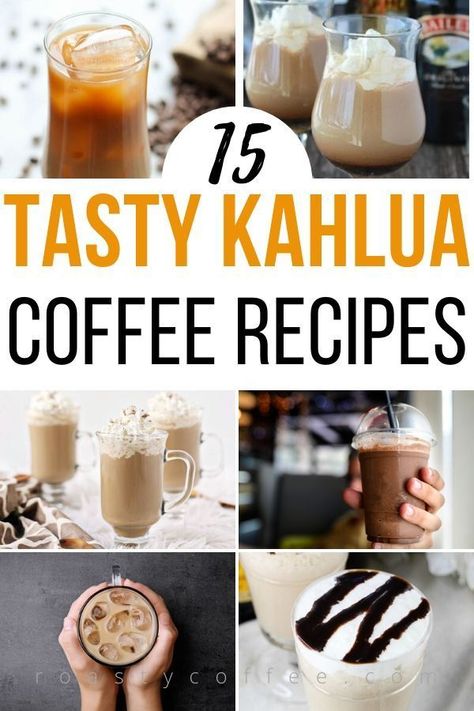 Coffee Martinis, Kahlua Coffee Drinks, Spiked Milkshakes, Coffee Cocktail Recipes, Pumpkin Spice Coffee Recipe, Alcoholic Coffee Drinks, Kahlua Drinks, Kahlua Coffee, Kahlua Recipes