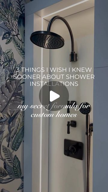 Valerie Furazhenko | Viola House on Instagram: "Here 👇

I once thought a shower is a shower. The water comes out, and that’s all you need to get clean. Turns out, the experience of using the shower can be quite different. Here‘s what I wish I had known sooner:

1️⃣ Exposed vs. Concealed Showers
Concealed showers mix water inside the wall, requiring a brand and fixture-specific rough-in, making it crucial to select your shower system early. Exposed showers mix water in the pipe outside the wall, eliminating the need for a rough-in. They can be more cost-effective and easier to repair.

2️⃣ Pressure Balance vs. Thermostatic Control

Pressure Balance
These basic valves are controlling both volume and temperature with a single lever. They are cost-effective but lack precision.

Therm Control Rain Head, Shower Jets, Hill Country Homes, Shower Controls, Shower Installation, Primary Bath, Country Homes, Bath Ideas, Kids Bath