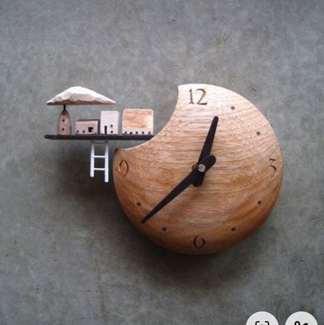 Diy Wooden Clock, Clock With Gears, Wall Clock Ideas, Wall Clock With Pictures, Wall Clock With Pendulum, Wooden Clock Plans, Wood Clock Design, Gear Wall Clock, Wood Art Diy