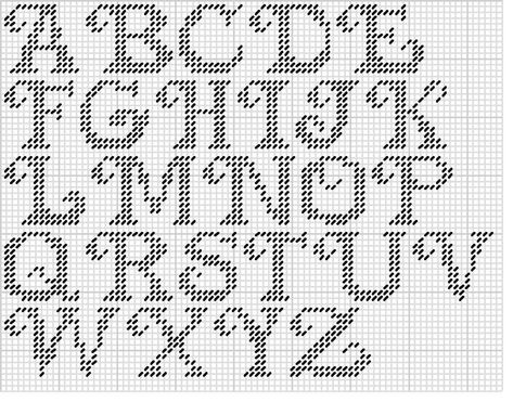 Plastic Canvas Alphabet Patterns Letters, Needlepoint Alphabet Charts, Plastic Canvas Letters Alphabet Pattern, Letters In Plastic Canvas, Needlepoint Lettering, Plastic Canvas Alphabet Patterns, Plastic Canvas Alphabet, Needlepoint Alphabet, Intarsia Knitting Charts