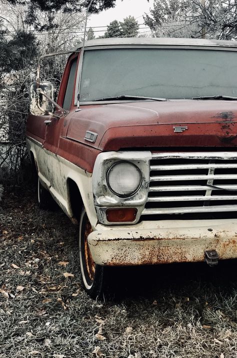 Old Red Truck, Car Breaks, Rusty Cars, Red Car, Red Truck, Lake House, Trucks, Lake, Red