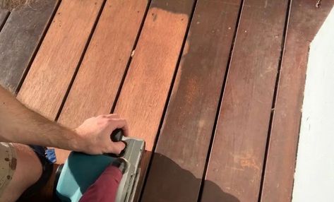 The Best Way to Remove Paint From a Wood Deck Best Way To Strip Paint From Wood, How To Strip Paint Off Wood Deck, How To Clean Deck Wood, Repaint Deck Wood, Remove Old Paint From Wood, Stripping Paint From Wood, Painted Wood Deck, Removing Paint From Wood, Outdoor Wood Decking