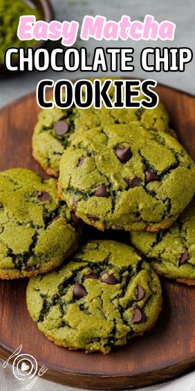 Easy Matcha Chocolate Chip Cookies Matcha Chocolate Chip Cookies, Matcha Cookies Recipe, Carrot Cake Cheesecake Recipe, Peach Pound Cakes, Matcha Cookies, Matcha Chocolate, Carrot Cake Cheesecake, Classic Cookies Recipes, Easy Carrot Cake