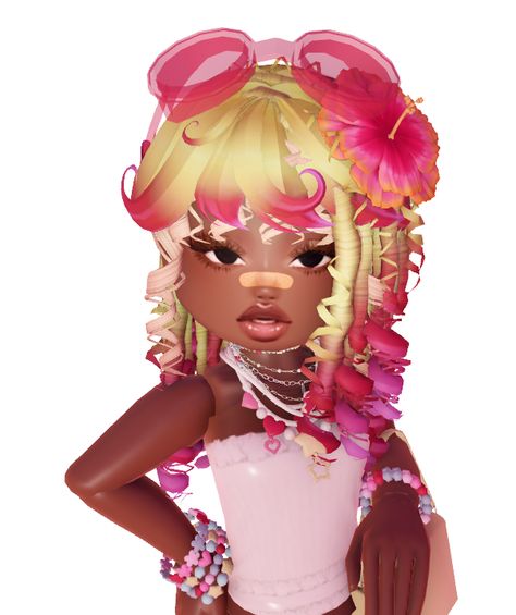 royale high summer look. lmk if you need any names, sorry for not posting but im back (: Cute Royale High Faces, Spaced Out Royal High, Gyaru Face Royale High, Royale High Princess, Royale High Face Tutorial, Royale High Summer, Royal High Hair Combos, Rh Avatar, Rh Decals