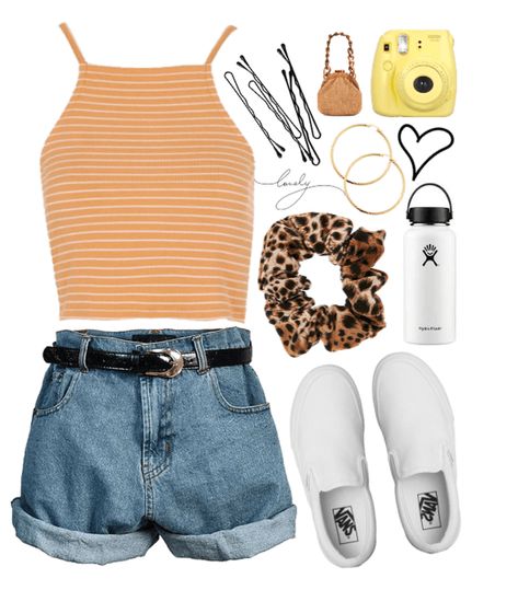 Vsco Girl Outfits School, Curated Aesthetic, Vsco Outfit, Vsco Outfits, Teenage Outfits, Basic Girl, Vsco Girl, Girls Summer Outfits, Teenager Outfits