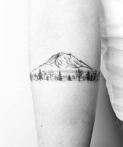 Mount Rainier Tattoo Simple, Mount Baker Tattoo, Mount Kilimanjaro Tattoo, Mount Rainer Tattoo, Mount Rainier Tattoo, Mt Rainier Tattoo, Kilimanjaro Tattoo, Tattoo With Bestie, South America Tattoo