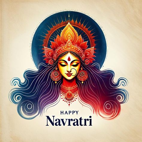 Navratri Illustration, Durga Illustration, Durga Painting, Goddess Durga, Poster Illustration, Free Business Card Mockup, Durga Maa, Durga Goddess, Business Card Maker