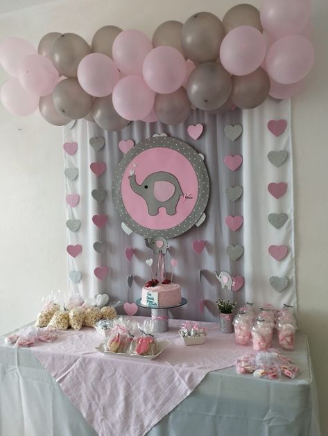 Ideas De Baby Shower Decoracion, Ideas Para Baby Shower De Nina, Baby Shower Mujer, Baby Shower Ideas Decoracion, Baby Shower Decoracion, Ideas Para Baby Shower, Baby Shower Nena, Small Baby Shower Ideas, Lilac Baby Shower