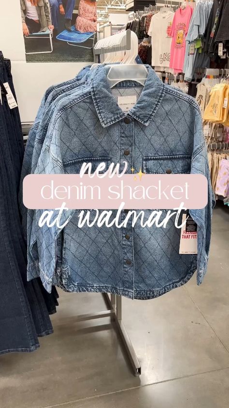 Celebrity Pink Women's Shacket - … curated on LTK Denim Shacket Outfit Women, Denim Shacket Outfit, Shacket Outfit Women, Shacket Outfit, Denim Shacket, Walmart Fashion, Celebrity Pink, Outfit Women, Fall Outfits