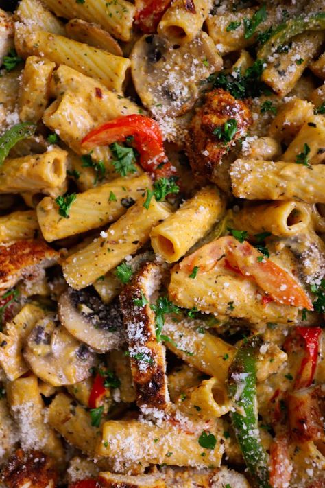 Cajun Chicken Pasta - Moribyan Bayou Chicken Pasta Tavern In The Square, Chicken Snack Wrap, Spring Dinners, Louisiana Cuisine, Chicken Snacks, Super Easy Dinner, Cajun Creole Recipes, Meal Kits, Cajun Chicken Pasta