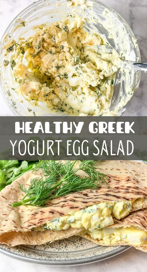 Egg White Egg Salad, Healthy Egg Salad With Greek Yogurt, 21 Day Fix Egg Salad, Macro Friendly Egg Salad, Mediterranean Egg Salad, Egg Salad With Greek Yogurt, Ww Egg Salad, Egg Salad Recipe With Greek Yogurt, Low Fat Egg Salad