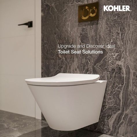 Kohler Commodes Bathroom Commode Design, Commode Toilet Design, Bathroom Commode, Toilet Commode, Kohler Toilet, Bathroom Oasis, Modern Bathrooms, Sustainable Manufacturing, Toilet Design