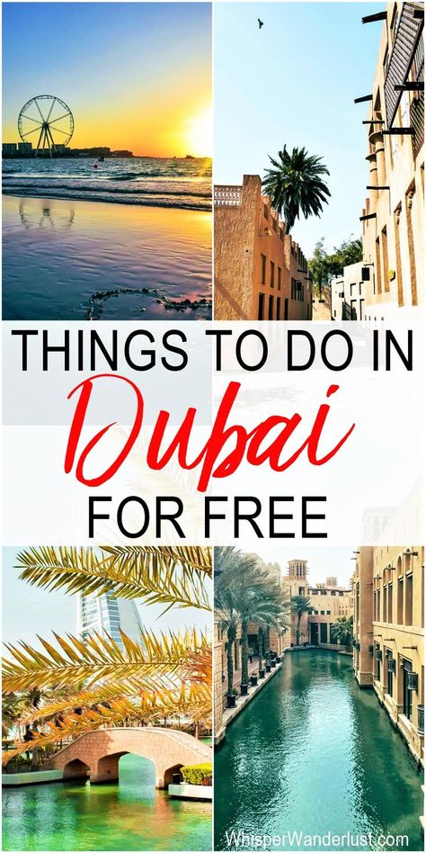 best things to do in dubai | free things to do in dubai \ dubai on a budget | dubai cheap things | top things to do for free in dubai | explore dubai on a budget | united arab emirates on a budget | top 10 dubai #dubai #uae #unitedarabemirates North Africa Travel, Things To Do For Free, Dubai Things To Do, Abu Dhabi Travel, Things To Do In Dubai, Dubai Travel Guide, Dubai Holidays, Dubai Vacation, Burj Al Arab