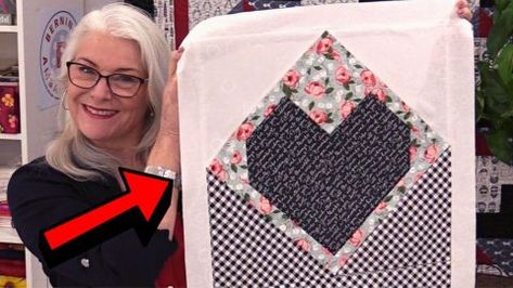 Lovely Envelope Quilt Tutorial | DIY Joy Projects and Crafts Ideas Envelope Quilt Block Pattern, How To Enlarge A Quilt Block Pattern, Envelope Quilt, Making Quilts, Diy Joy, Heart Blocks, Quilt Tutorial, Quilt Block Tutorial, Fabric Strips