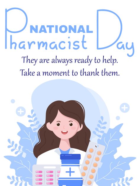 Pharmacist Day, World Pharmacist Day, Healthcare Ads, Farm Marketing, Pharmacy Art, Birthday Reminder, My Life My Rules, World Days, Birthday Calendar