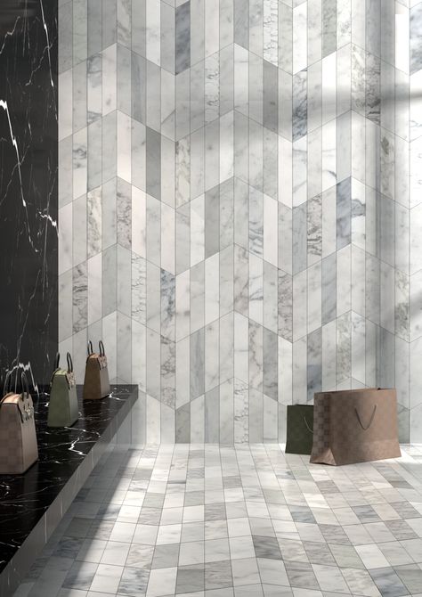 Marble wall/floor tiles DEDALO By MONITILLO MARMI design Claesson Koivisto Rune Floor Tiles Design, Marble Interior, Tile Design Pattern, Wall Tiles Design, Wall Texture Design, Tiles Design, Room Walls, Bathroom Wall Tile, Wall Finishes