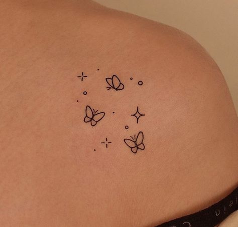 Earthy Minimalist Tattoo, Cute Classy Tattoos, Small Girly Tattoos, Panda Tattoo, Matching Friend, Small Butterfly Tattoo, Classy Hairstyles, Small Pretty Tattoos, Petite Tattoos