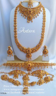 South Indian Jwellary Design, Wedding Jewellery Set Indian, Bride Jewelry Set Gold, Bridal Jewelry Sets South Indian, Wedding Gold Jewellery Indian Set, Bride Jewellery Indian Gold, South Indian Jwellary Set Gold, Wedding Jewellery Collection For Bride South Indian, South Indian Bridal Jewellery Gold