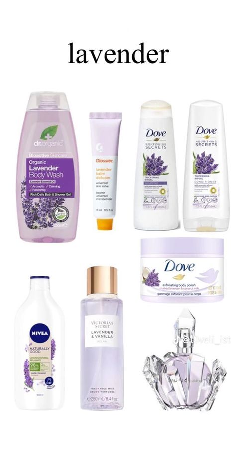 Lavender Body care Products. Lavender Body Care, Lavender Skin Care, Lotion And Perfume, Lavender Skin, Lavender Body Wash, Lavender Products, Lavender Perfume, Lavender Lotion, Lavender Fragrance