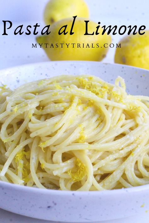 This classic Italian Pasta al Limone is pretty much as simple as it gets. You only need a few ingredients to create this delicious and bright Pasta al Limone. Butter, Parmigiano Reggiano, Lemons, and Pasta come together to create this perfect pasta dish. The secret to the sauce is to make sure that you reserve a little of the pasta water. Lemon Pasta Recipes, Classic Italian Pasta, Arugula Pasta, Easy Pasta Sauce, Italian Pasta Dishes, Lemon Pasta, Pasta Pasta, Summer Eating, Perfect Pasta